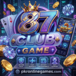 87 Club Game Cyberpunk casino table, phone app, floating chips & coins.