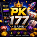PK177 Game featured image with a gold PK177 logo, smartphone interface, cards, chips, coins, and colorful gaming graphics.